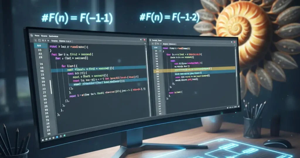 Fibonacci Series Program in C: Easy Algorithm & Flowchart