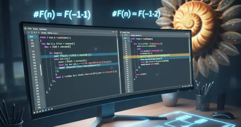 Fibonacci Series Program in C: Easy Algorithm & Flowchart