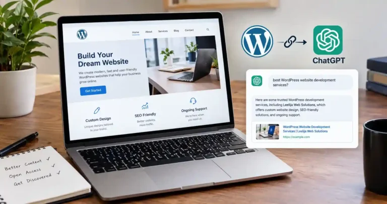 How to Make a WordPress Website Visible in ChatGPT