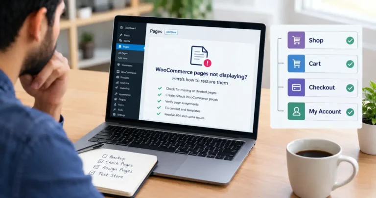 WooCommerce Pages Not Displaying? How to Restore Them