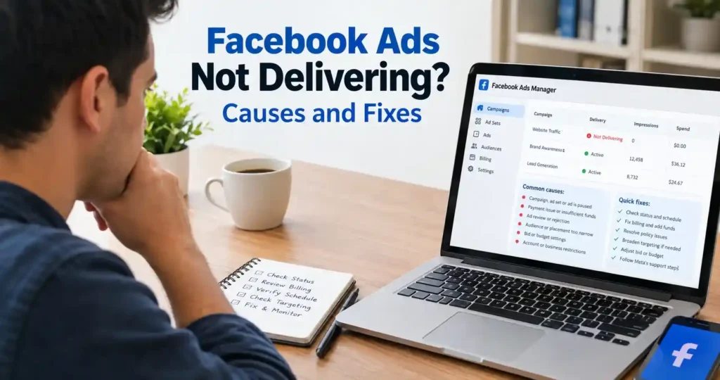 Facebook Ads Not Delivering? Causes and Fixes