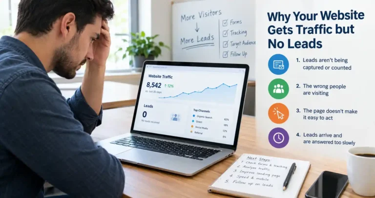 Why Your Website Gets Traffic but No Leads